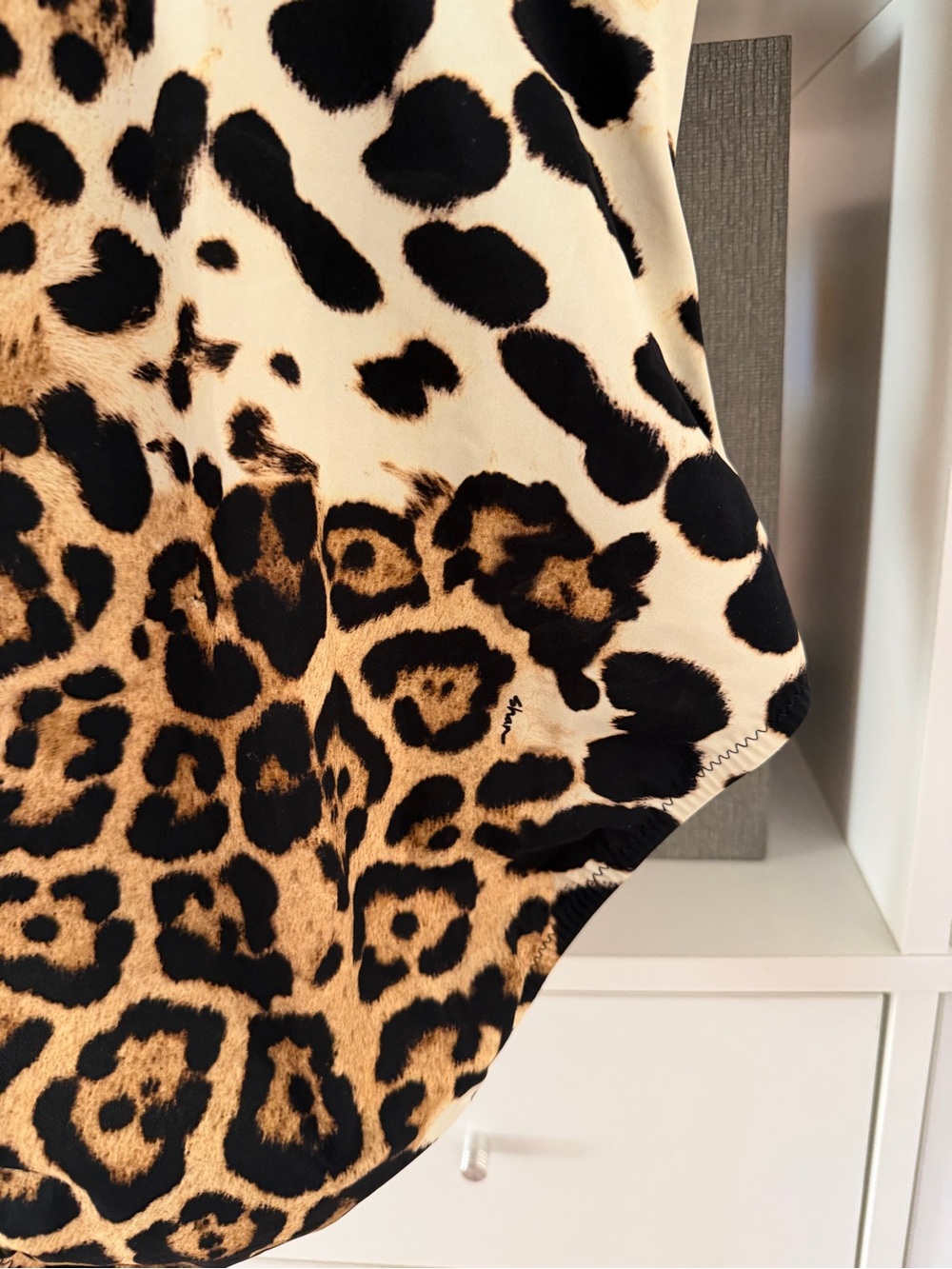 SHAN Cheetah Print One Piece Swimsuit Size 8 - Picture 6 of 10